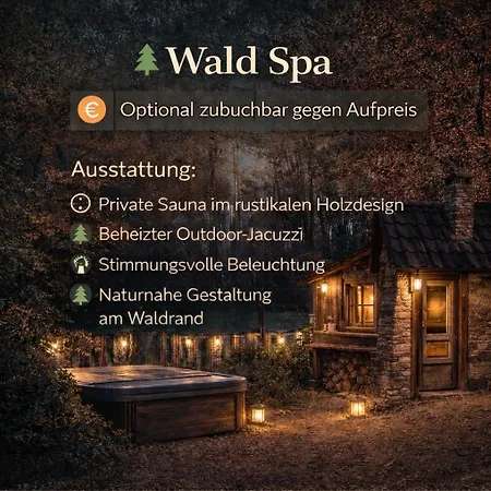 Smart Wald Mit Opt Buchung Wald Sauna Und Jacuzzi アパート Neustadt am Rübenberge
