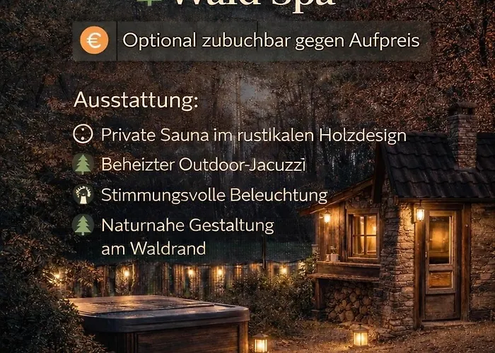 Smart Wald Mit Opt Buchung Wald Sauna Und Jacuzzi דירה Neustadt am Rübenberge